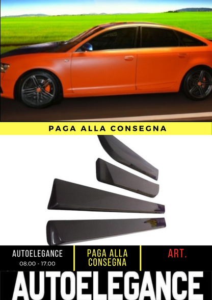✌️😎MINIGONNE LATERALI ADATTI PER AUDI A6 C6 2004-2009😎✌️