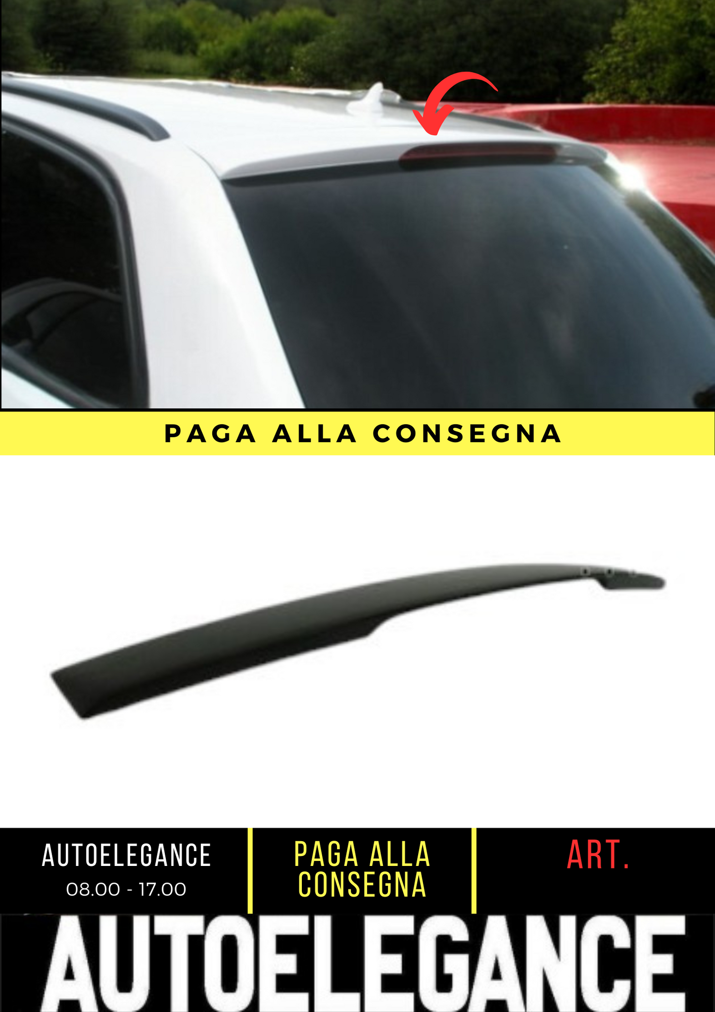 ✌️😎SPOILER POSTERIORE ADATTO PER AUDI A6 C6 2004-2009😎✌️