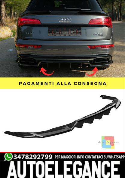 ⭐Splitter Poster ADATTO PER AUDI SQ5 Q5 S-Line SUV Sportback Mk2 Facelift 20-20⭐