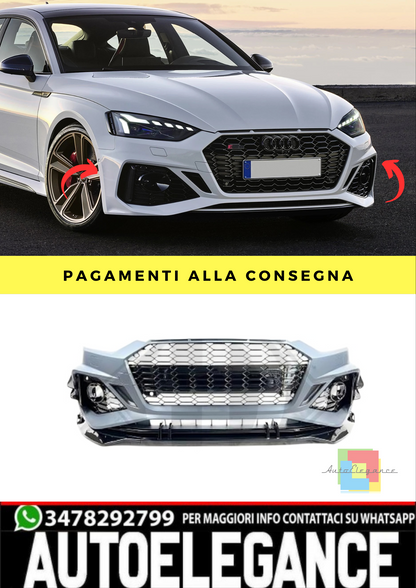🌑PARAURTI ANTERIORE ENNSPORT-OPTIK ADATTO PER AUDI A5 19 RS5 2020 LOOK🌑