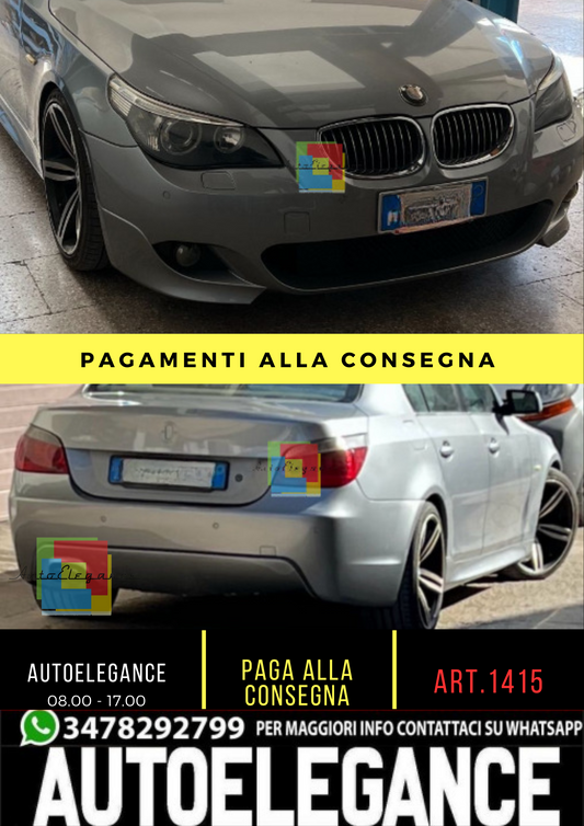 1415⭐BODYKIT ADATTO PER BMW SERIE 5 E60 2007-2010 LOOK MTECH DESIGN SPORTIVO⭐