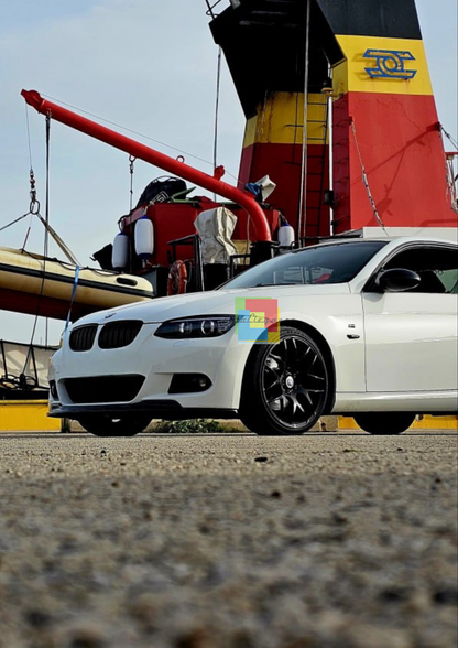⭐0692 ⭐SOTTO PARAURTI SPLITTER ADATTO PER BMW SERIE 3 E92 E93 M SPORT ABS⭐