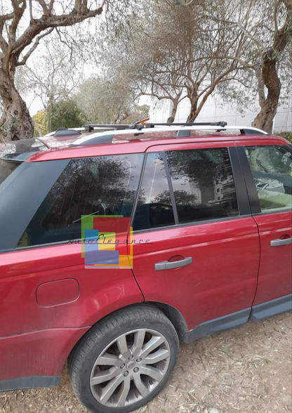 0214⭐MANCORRENTI RANGE ROVER SPORT 05-12 BARRE SUL TETTO PORTAPACCHI SATINATI⭐