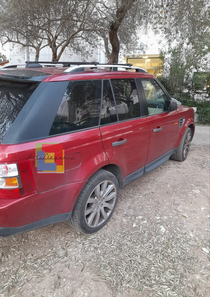 0214⭐MANCORRENTI RANGE ROVER SPORT 05-12 BARRE SUL TETTO PORTAPACCHI SATINATI⭐