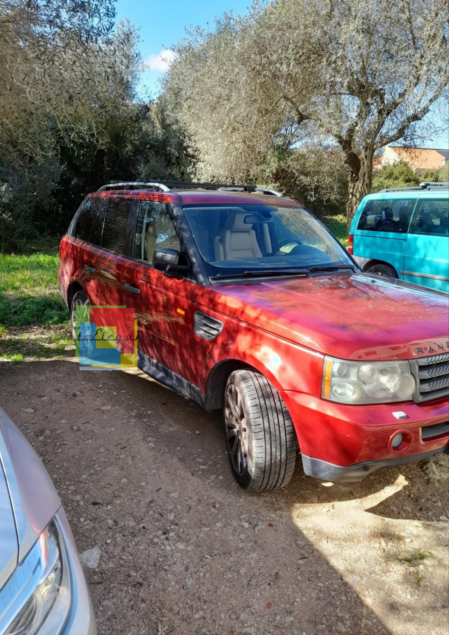 0214⭐MANCORRENTI RANGE ROVER SPORT 05-12 BARRE SUL TETTO PORTAPACCHI SATINATI⭐