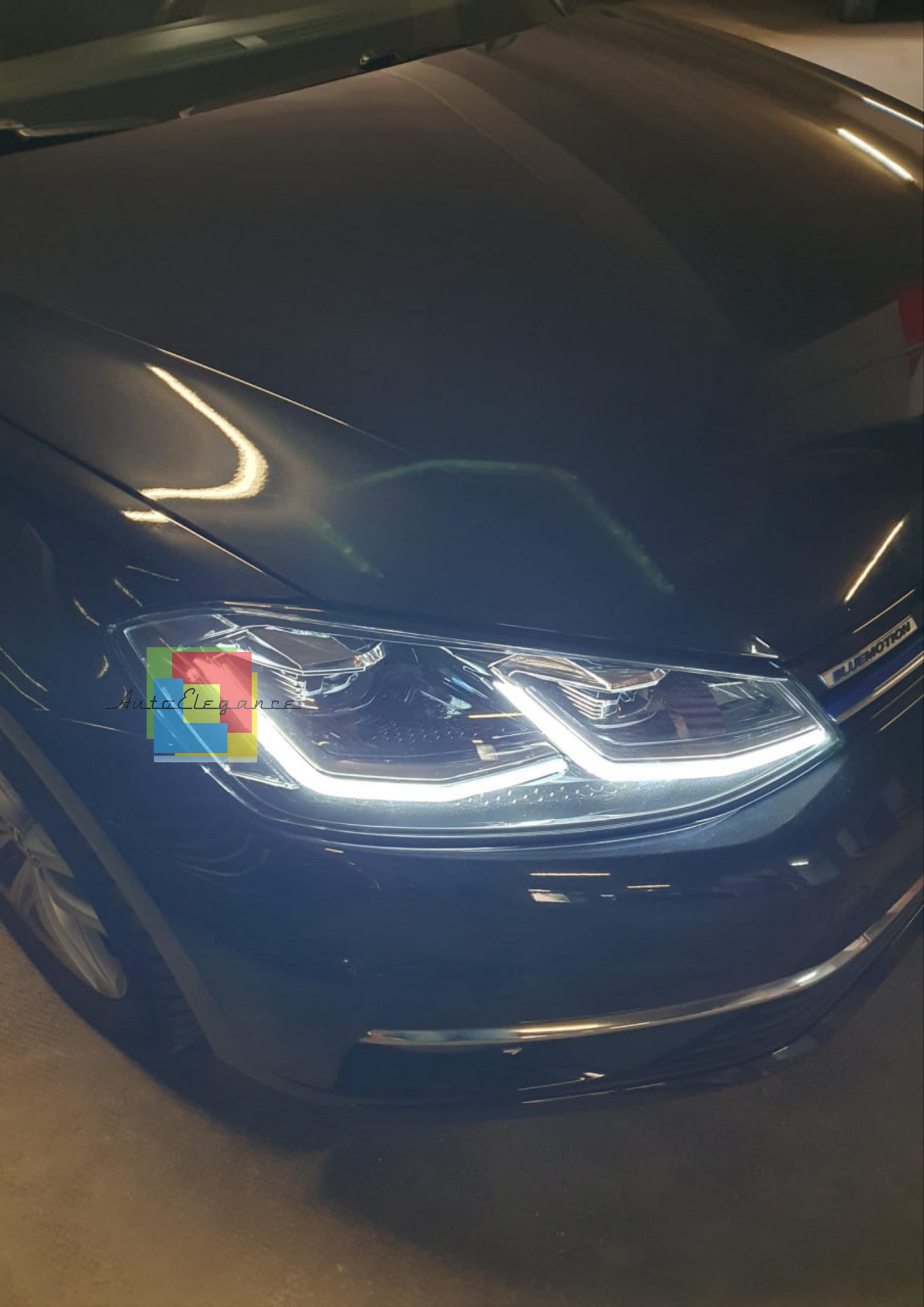 1448⭐FARI ANTERIORI ADATTI PER VW GOLF 7.5 2017-2020 LOOK R LINE DINAMICI LED1⭐