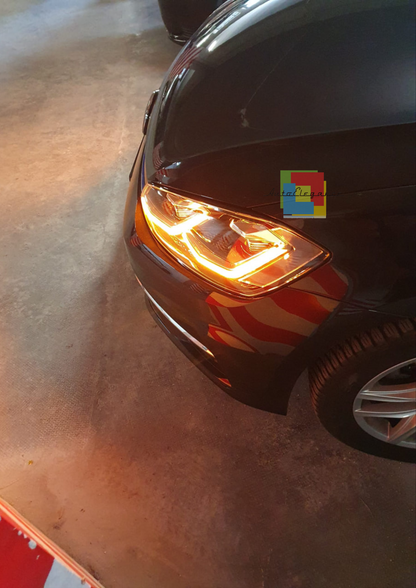 1448⭐FARI ANTERIORI ADATTI PER VW GOLF 7.5 2017-2020 LOOK R LINE DINAMICI LED1⭐