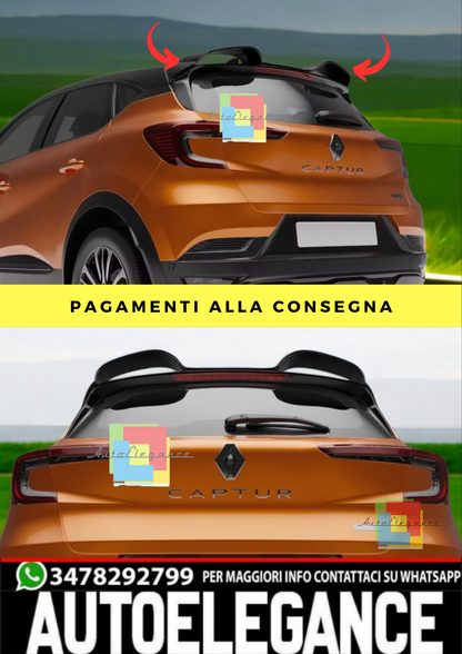 🔥SPOILER ALETTONE POSTERIORE CUP STILE ADATTO PER RENAULT CAPTUR 2 (dal 2019)🔥