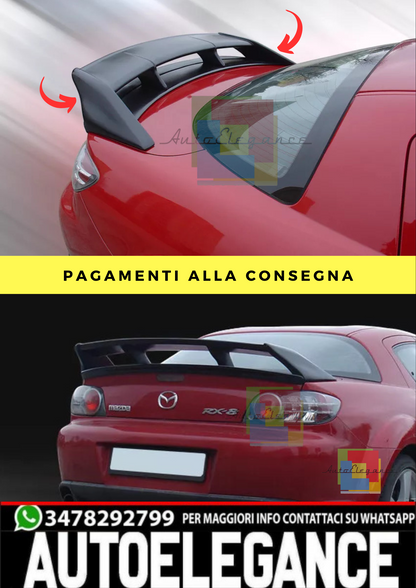 🔥SPOILER ALETTONE POSTERIORE ADATTO PER MAZDA RX-8 ( RX8 )🔥