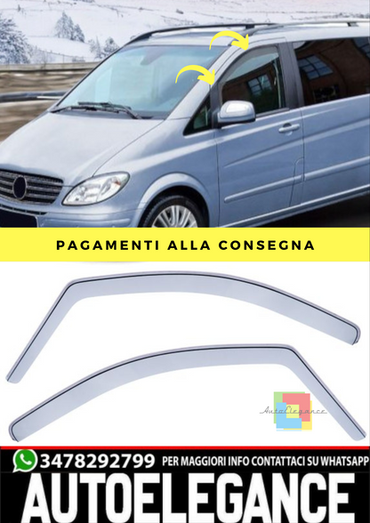 🔥Deflettore Della Pioggia Luce Paravento Per Mercedes Vito Viano W639 03-13🔥