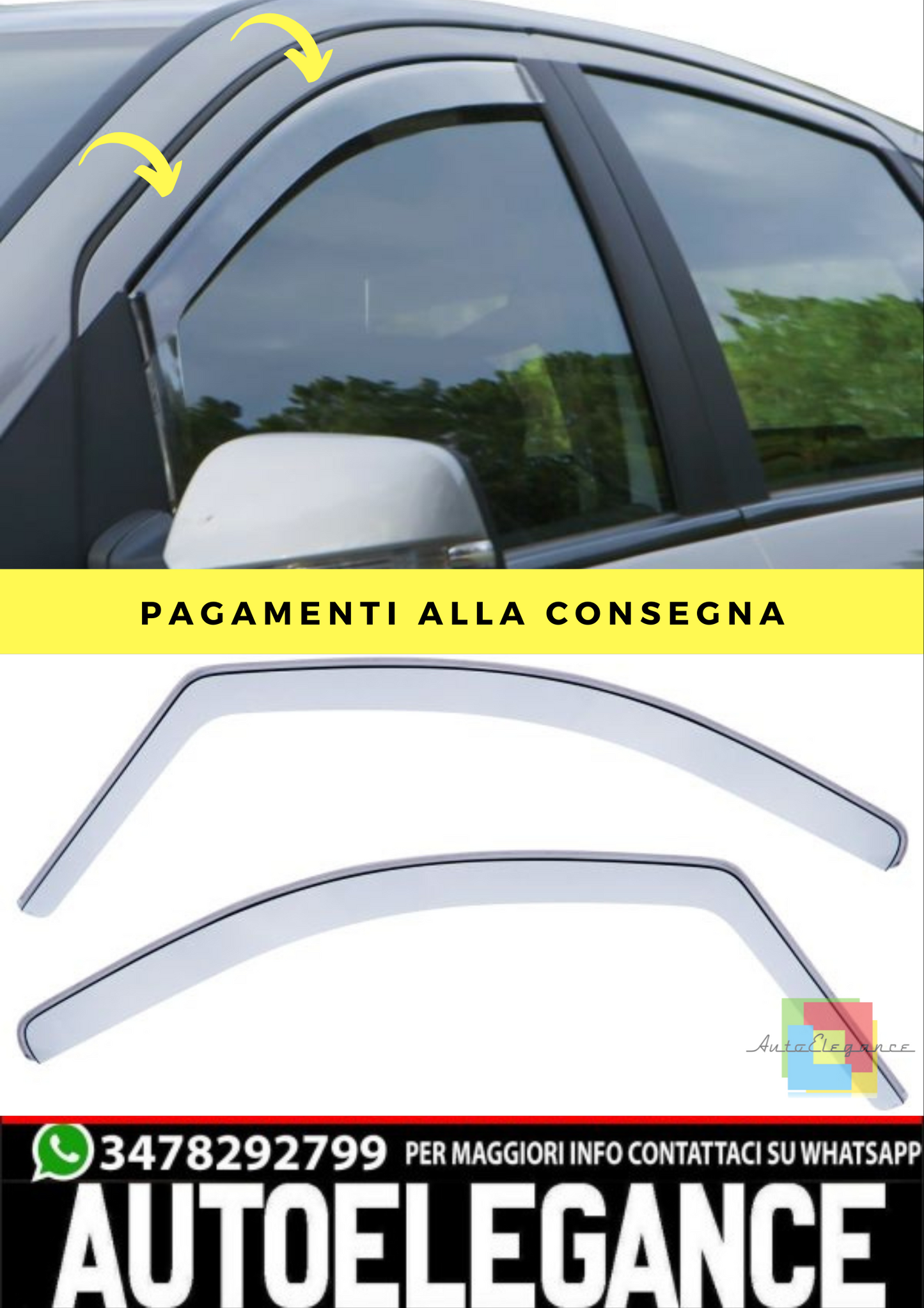 🔥Luce Parabrezza Deflettore Pioggia per Vivaro Zafira Life da 19🔥