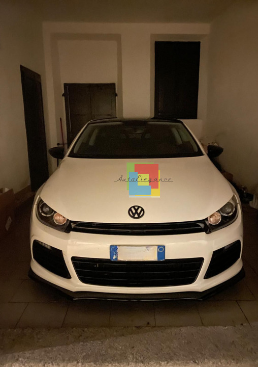 ⭐0155 SPLITTER ADATTO PER VW SCIROCCO 2008-2013 R R-LINE NERO LUCIDO⭐