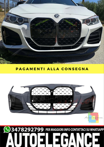🔥PARAURTI ANTERIORE TIPO ADATTO PER BMW SERIE 4 G22 M TECH UPGRADE🔥