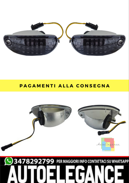 ❄️Indicatore di direzione a LED per moto nero fumo per Suzuki GSX R 1000 05-18❄️