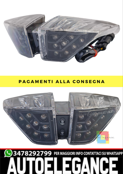 ❄️fari posteriore a LED per vetro trasparente per MV Agusta F4 1000 Brutale ❄️