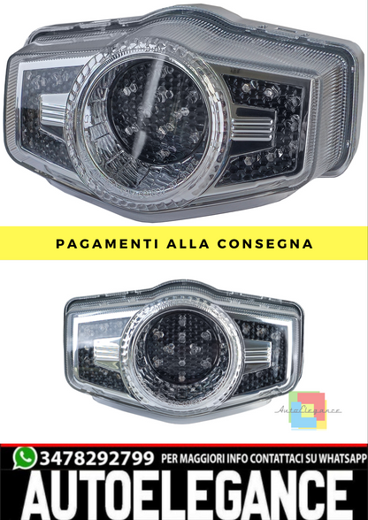 ❄️Fari posteriore a LED per moto in vetro trasparente per Honda CB 1100 10-17❄️
