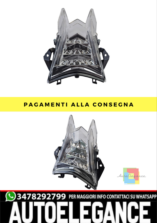 ❄️Fari posteriore a LED per moto in vetro trasparente per BMW S 1000 R RR HP4 ❄️