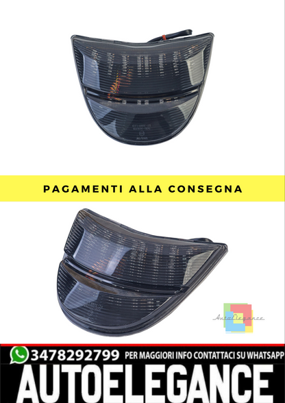 ❄️Fari posteriore a LED per moto Vetro trasparente fumé per HondaCBR 954 02-03❄️