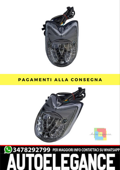 ❄️Indicatore di direzione a LED per moto fumé per Yamaha XVS 950 Midnight Star❄️