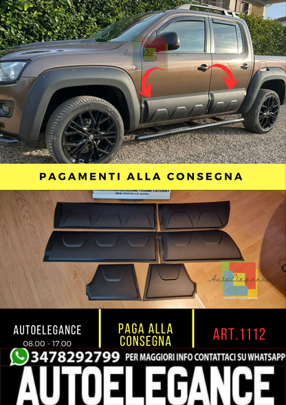 🔥1112 PROTEZIONE PORTIERE ADATTA PER VW AMAROK 2010-2020🔥