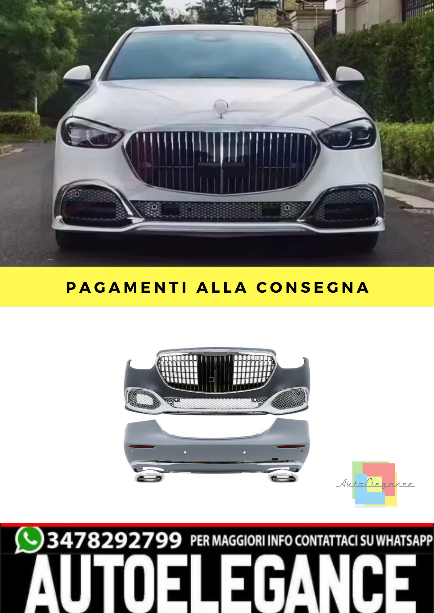 ⭐BODYKIT ADATTO PER Mercedes E-Class W213 Facelift (2020-2023) M Design⭐