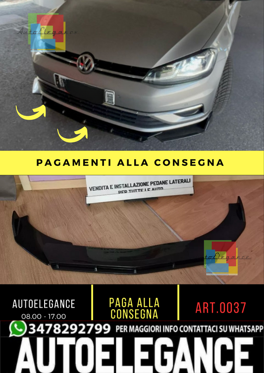 🔥0037 SPLITTER ADATTO PER VW Polo Aw1  gti🔥