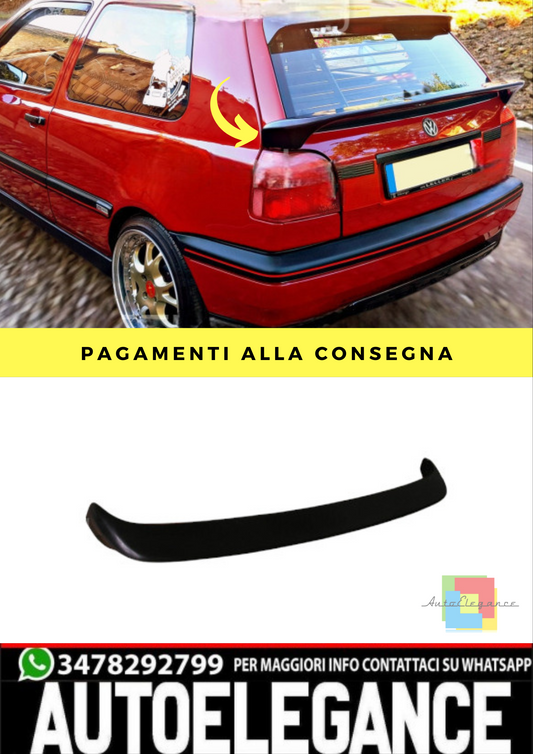 🔥Spoiler Adatto per finestrino VW Golf III🔥