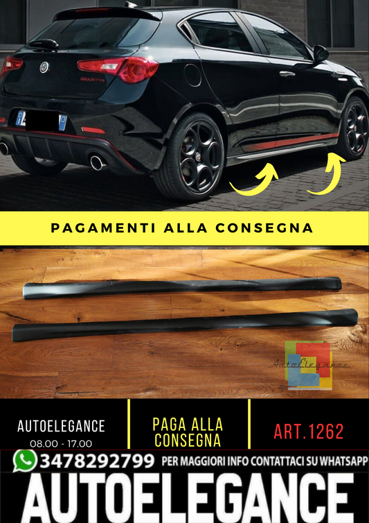 🔥1262 MINIGONNE ADATTO PER ALFA ROMEO GIULIETTA LOOK SPRINT VELOCE GREZZE A+🔥