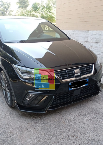 🔥0031 SPLITTER ADATTO PER SEAT 6J IBIZA 5 6J FR 2017+ NERO LUCIDO (3 PEZZI)🔥