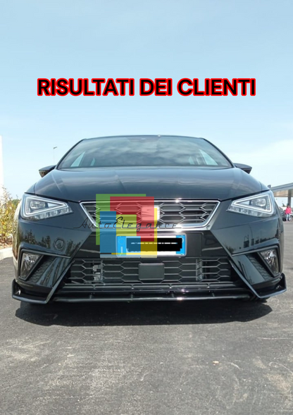🔥0031 SPLITTER ADATTO PER SEAT 6J IBIZA 5 6J FR 2017+ NERO LUCIDO (3 PEZZI)🔥