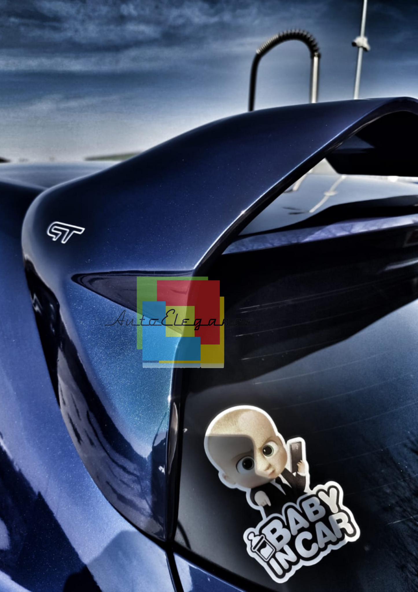 🔥0387🔥RENAULT MEGANE 4 IV SPOILER POSTERIORE TETTO SPORTIVO RS ALETTONE 🔥