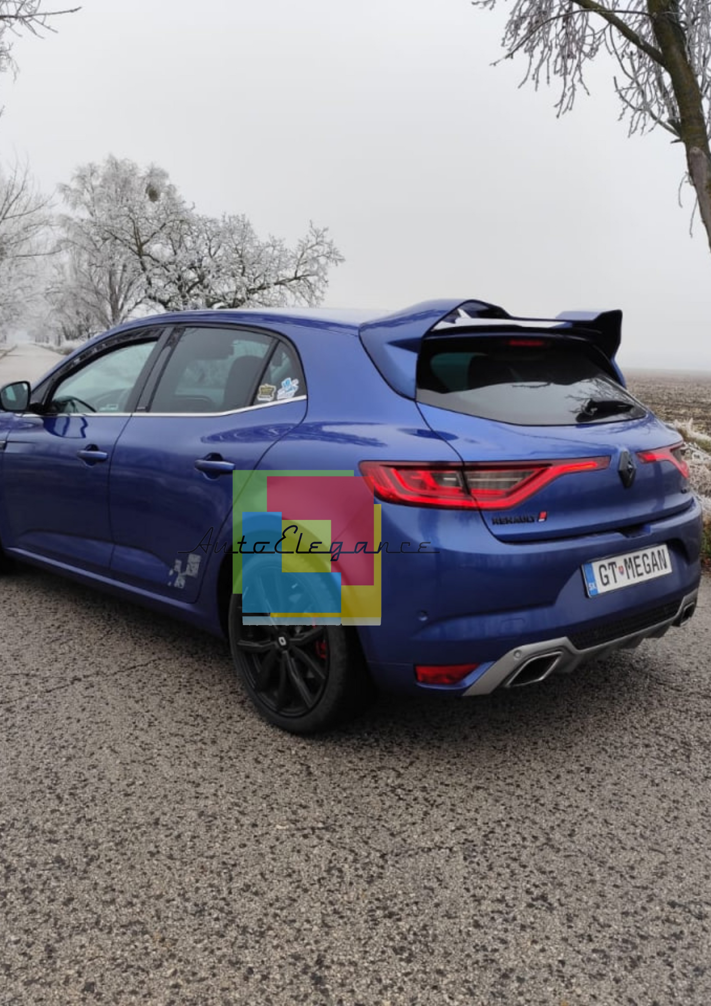 🔥0387🔥RENAULT MEGANE 4 IV SPOILER POSTERIORE TETTO SPORTIVO RS ALETTONE 🔥