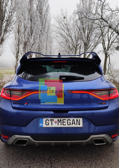 🔥0387🔥RENAULT MEGANE 4 IV SPOILER POSTERIORE TETTO SPORTIVO RS ALETTONE 🔥