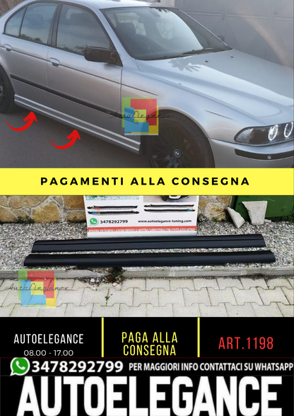 1198🔥MINIGONNE LATERALI PER BMW SERIE 5 E39 95-04 SPOILER LOOK M/M SPORT🔥