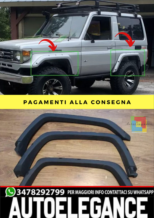 🔥PARAFANGHI ALLARGATI ADATTO PER Toyota Land Cruiser HZJ70 BJ70🔥