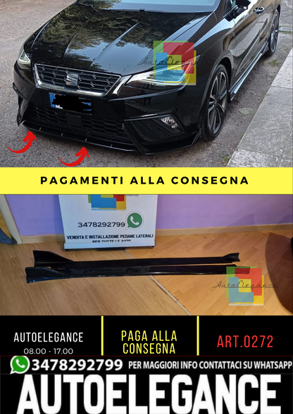🔥0272 SOTTO MINIGONNE IBIZA 6J IBIZA 6F IBIZA KJ 2008-21 NERO LUCIDO (183CM)🔥