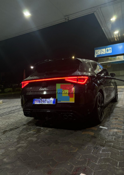 🔥2020🔥DIFFUSORE ADATTO PER CUPRA LEON 2020+ NERO LUCIDO🔥🔥