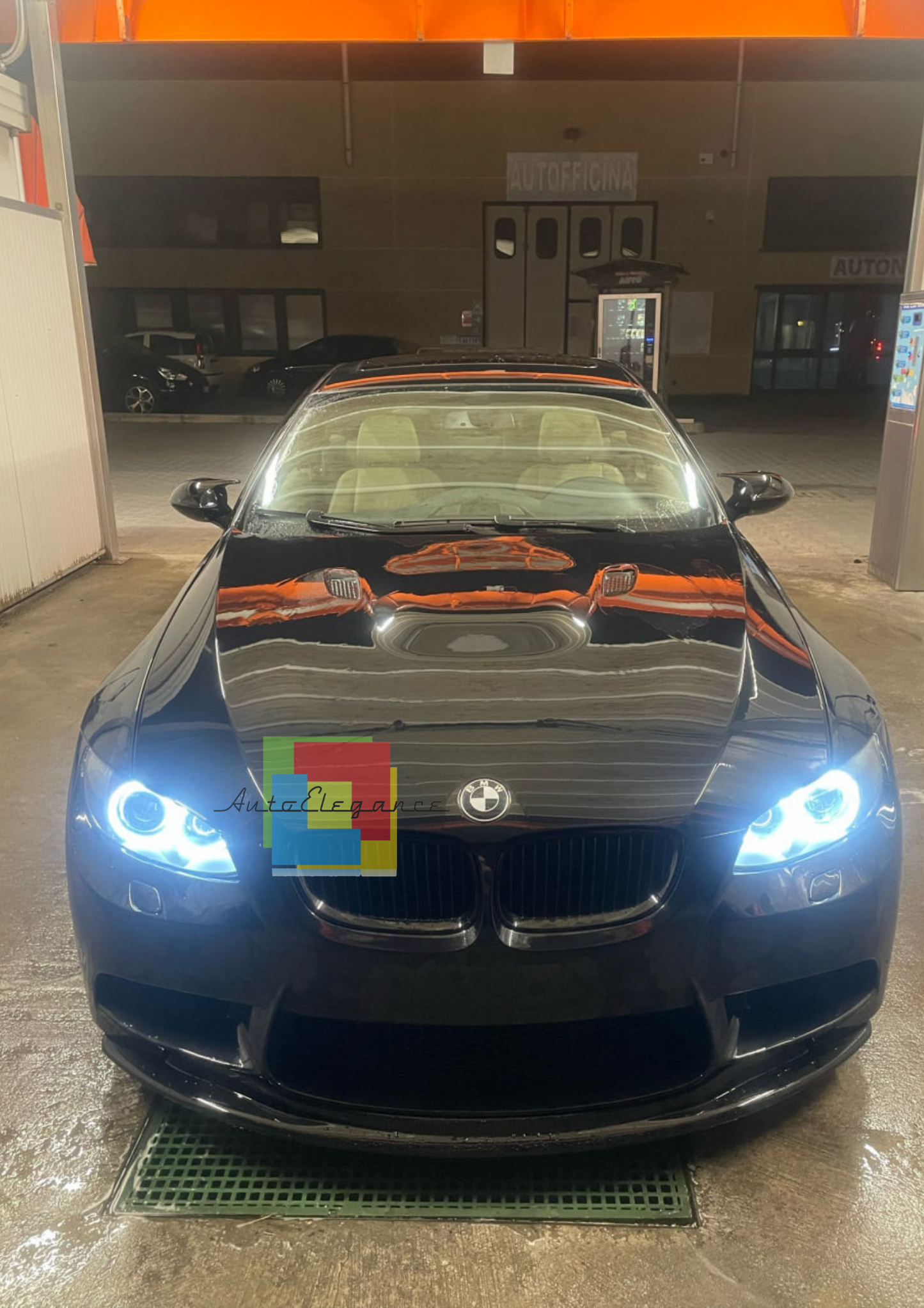 🔥0671 SPLITTER ANTERIORE ADATTO PER BMW E92 E93 M3 2007+ NERO LUCIDO🔥