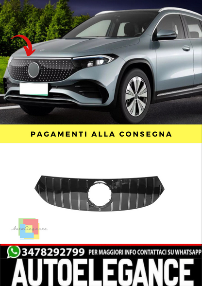 🔥GRIGLIA PANAMERICANA PER MERCEDES EQA H243 W243 CROMATA NERA AMG LINE🔥