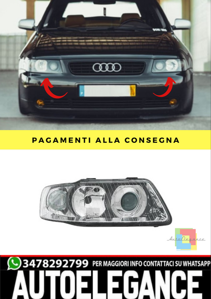 ⭐FARI ANTERIORE ADATTO PER AUDI A3 2000-2003 ⭐