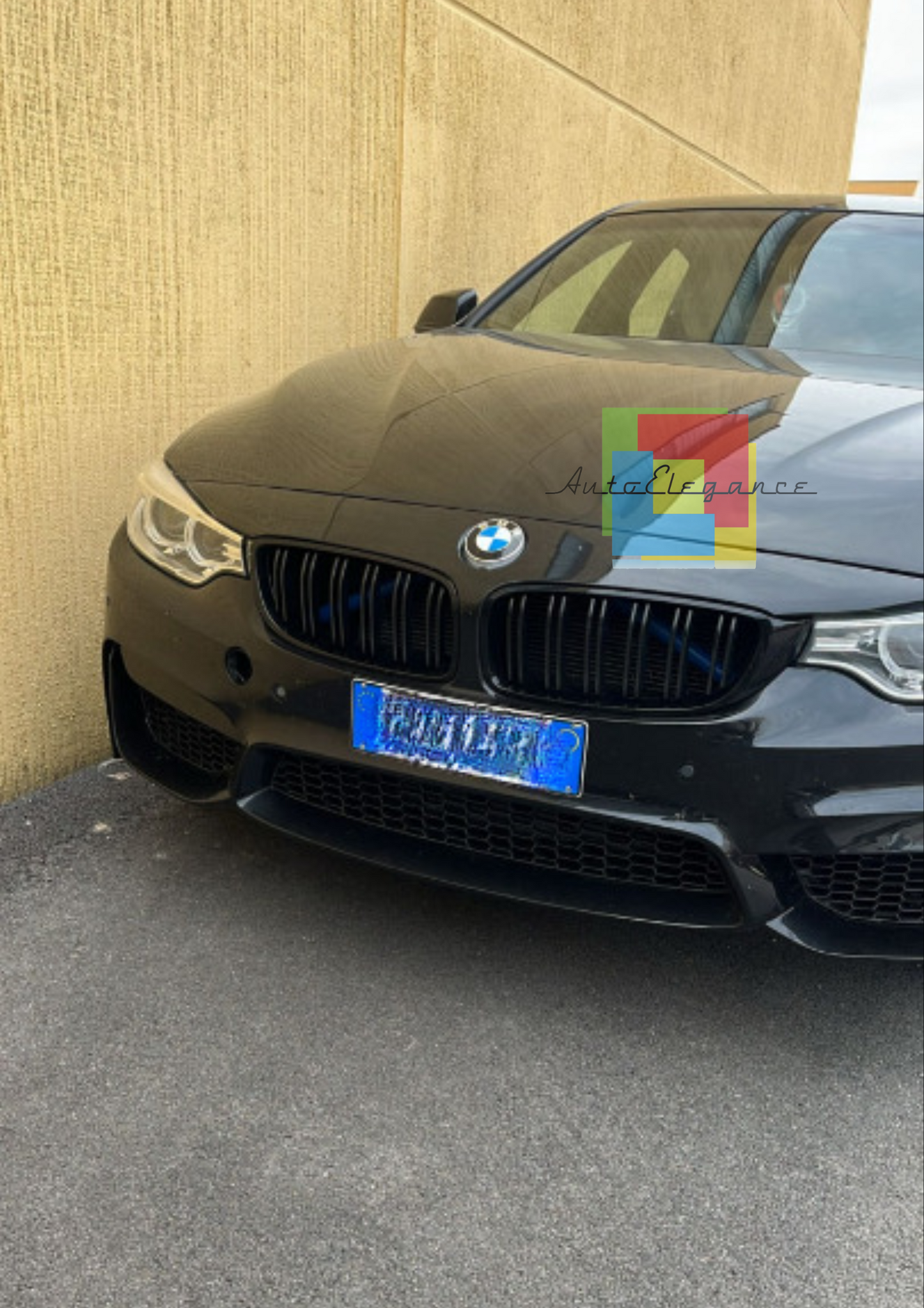 0698🔥BMW SERIE 4 F32 F33 F36 PARAURT ANTERIORE COMPLETO DESIGN M4 ABS/PLASTIC🔥