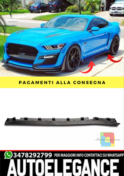 🔥Minigonne laterali Adatto Per Ford Mustang 15-20 GT EcoBoost V6 GT500🔥