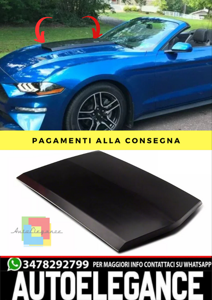 🔥Cofano Presa Aria Coperchio Aspira Adatto Per Ford Mustang 18-20 GT EcoBoost🔥