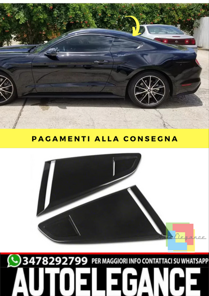 🔥fessure d'aria laterali finestrino posteriore  Adatto Per Ford Mustang 15-20🔥