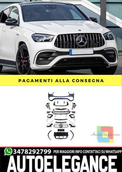 🔥paraurti anteriore Adatto Per GLE 63 AMG Look for GLE W167 SUV C167 Coupe 19🔥