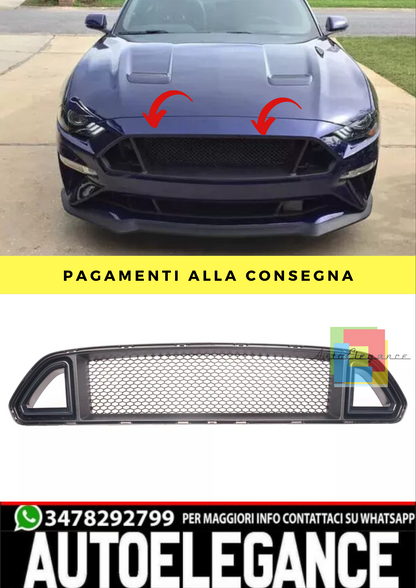 🔥Griglia radiatore sportiva anteriore Adatto Per Ford Mustang 15-17🔥