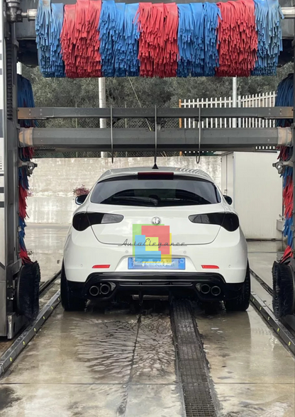 ⭐ 0405 🔥 DIFFUSORE POSTERIORE ADATTO PER ALFA ROMEO GIULIETTA NERO LUCIDO🔥⭐