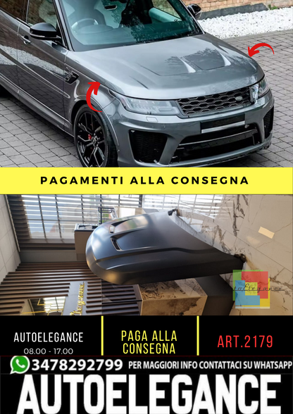 🔥2179 COFANO ADATTO PER RANGE ROVER SPORT L494 2013-2021 LOOK SVR🔥