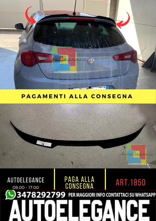 💥1850💥Spoiler Tetto ADATTO PER ALFA ROMEO Giulietta 2010 - 2020💥