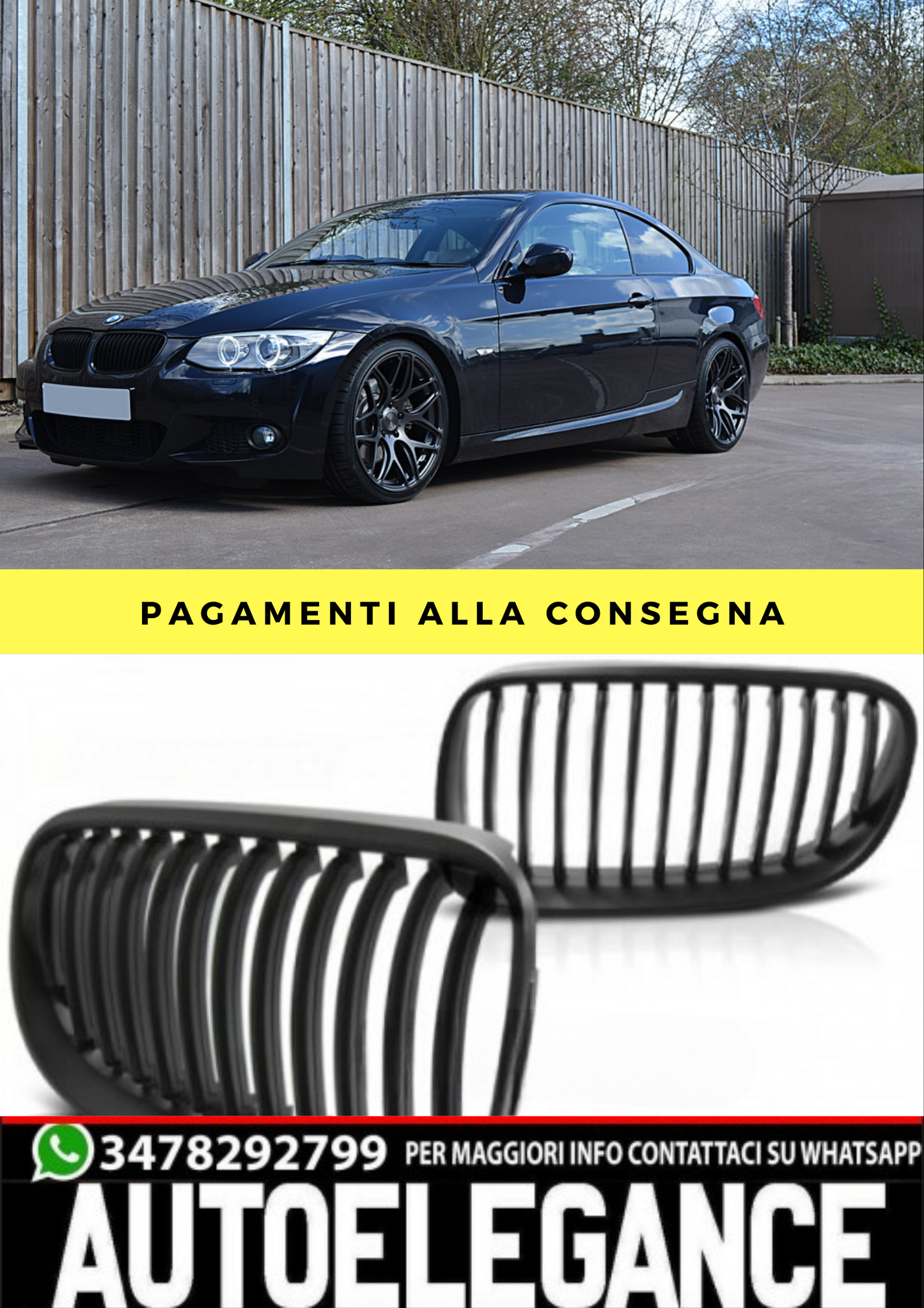 GRIGLIA  addata  per  BMW E92 10-07.13 C/C